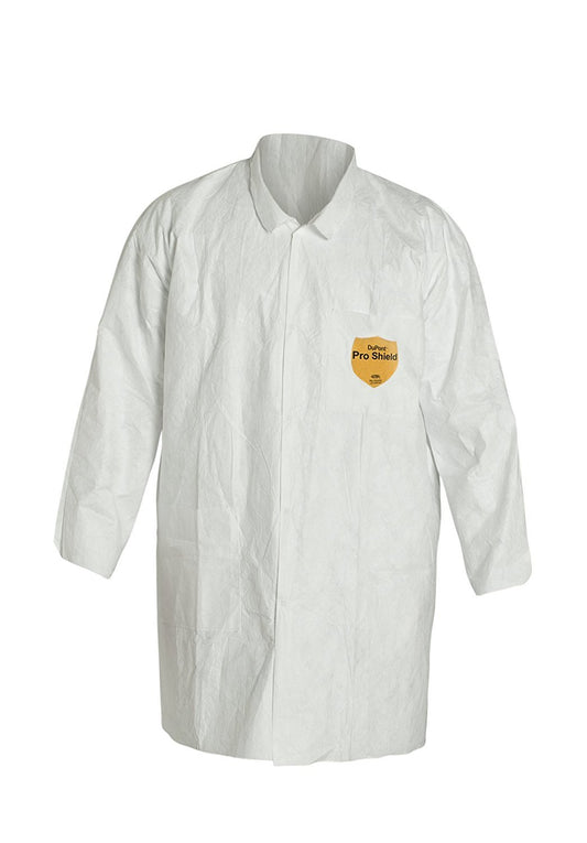Tyvek Lab Coat Snap