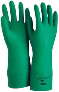 Ansell Sol-Vex® Green Unlined Nitrile Gloves 22 Mil, 18" (pair)