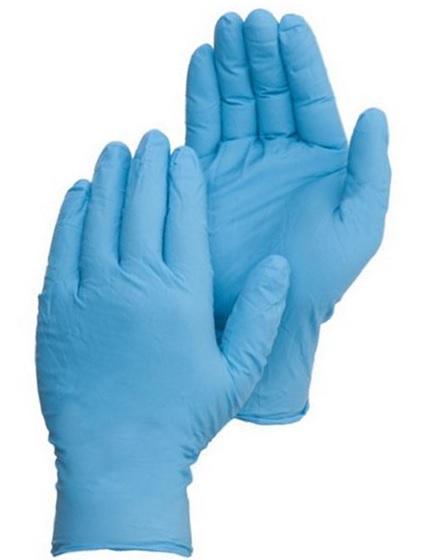 Durawear Disposable Industrial Grade Blue Powder Free Nitrile Gloves - 8mil