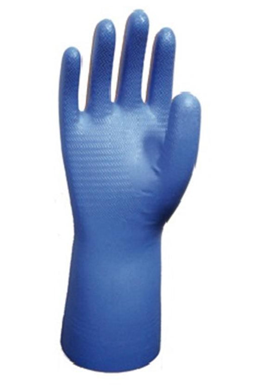 BEST Blue Nitrile Gloves 9 mil #707D